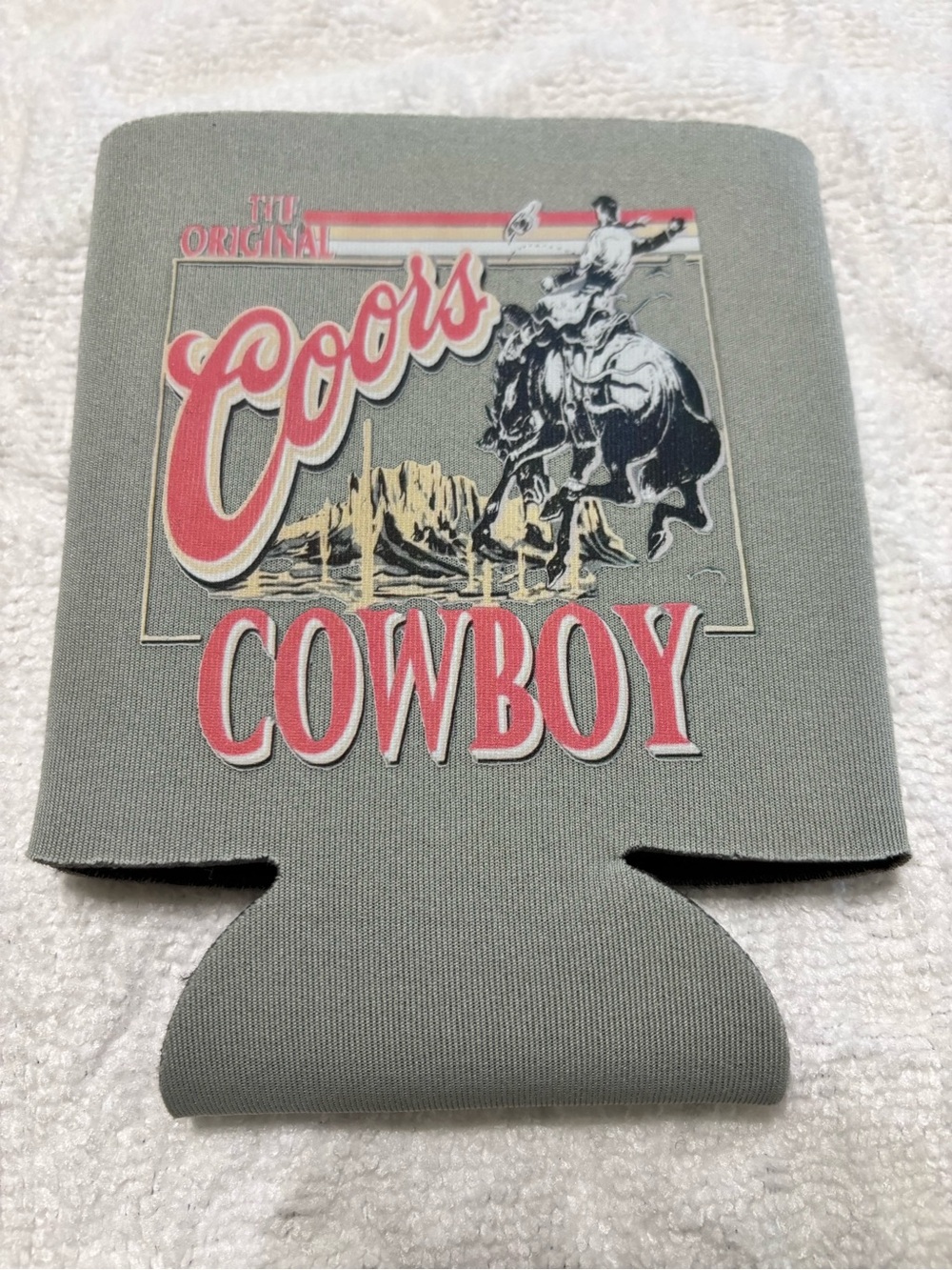 NEW Cowboy Koozie - Gray
